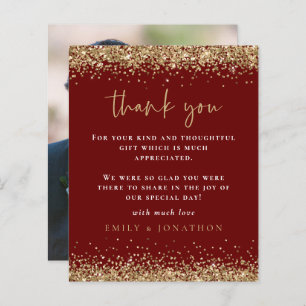 Papier Budget Gold Parties scintillant photo Mariage Bour