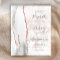Budget Grey Agate Rose Gold Marble Mariage Inviter