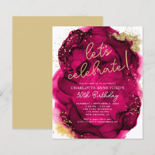 Papier Budget Hot Rose Gold Parties scintillant Encre d'a