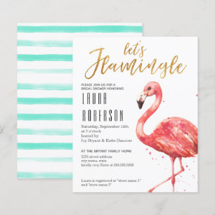 Papier Budget Invitation à flamber la douche nuptiale