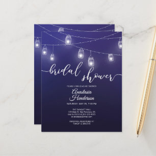 Papier Budget - Invitation à la douche nuptiale. Invitati