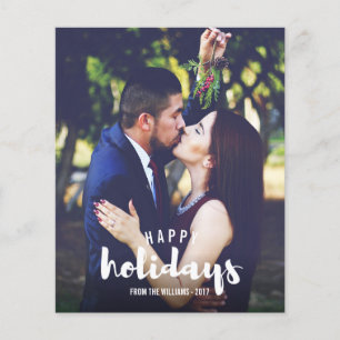 Papier Budget Joyeuses Vacances Sketched Photo Holiday Ca