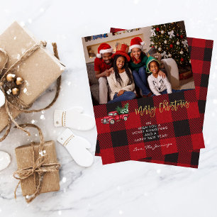 Papier Budget Joyeux Camion de Noël & Buffalo Photo H