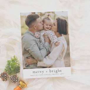 Papier Budget Joyeux et brillant Noël Photo de vacances