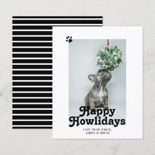 Papier BUDGET Joyeux Howlidays Pet Dog Christmas Card