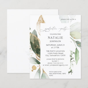 Papier Budget Léger Eucalyptus Glow Gold Party