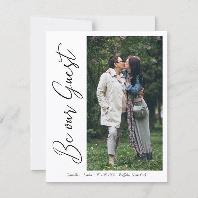 Papier Budget LGBT Idea Whimsical Script Photo (Devant)