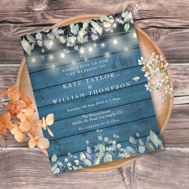 Papier Budget Lilac Rustic String Lumières Mariage Invita (Créateur téléchargé)