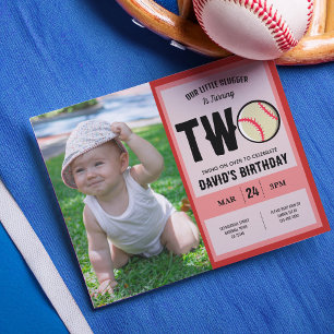 Papier Budget Little Slugger Baseball Photo 2e anniversai