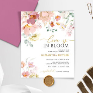 Papier Budget Love est dans Bloom Bridal Shower Invitatio