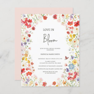 Papier Budget Love in Bloom Fleur sauvage Fête des mariée