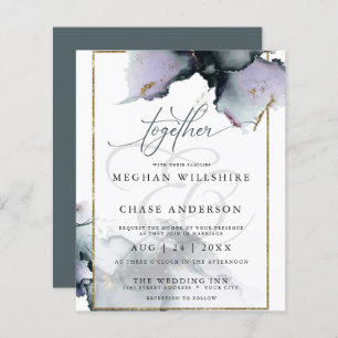 Papier Budget, mais beau Améthyste bouché et bleu ardoise