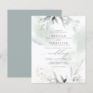 Papier Budget Mais Belle Elégante Aquarelle Foliage 2