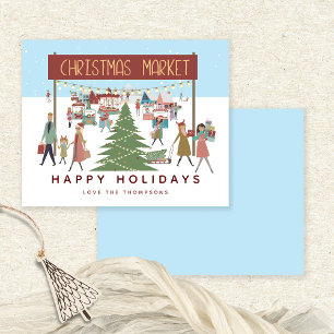 Papier BUDGET Marché de Noël Nom de Joyeux Joyeux Jours