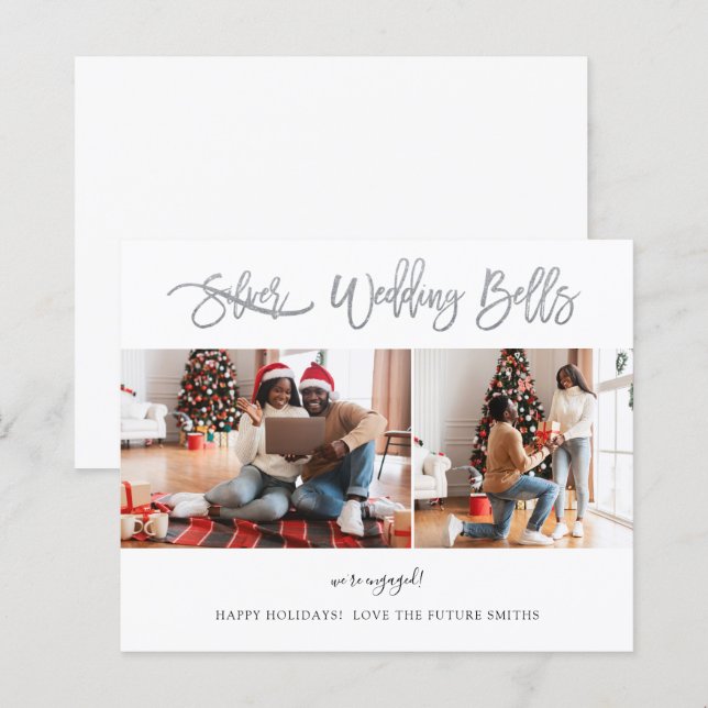 Papier Budget Mariage Bells Multi Photo Fiançailles WH (Devant / Derrière)