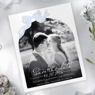 Papier Budget Mariage Enregistrer la date Invitation Bow