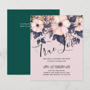 Papier Budget Mariage rose pâle