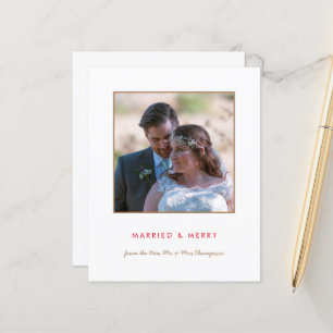 Papier Budget   Marié et Joyeux Noël photo