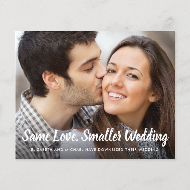 Papier Budget Même Amour Petite Photo Mariage Télédimensi (Devant)