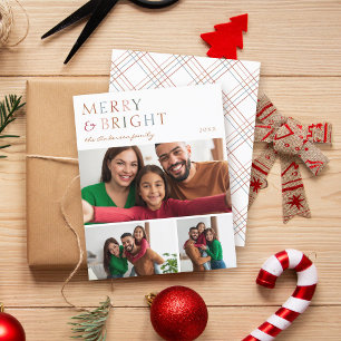 Papier Budget Merry & Bright 3 Photo Collage Noël