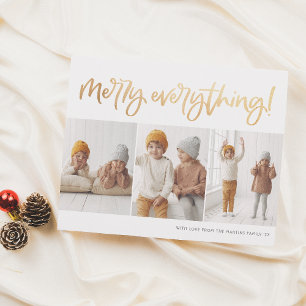 Papier Budget Merry Everything Script 3 Photo Christmas