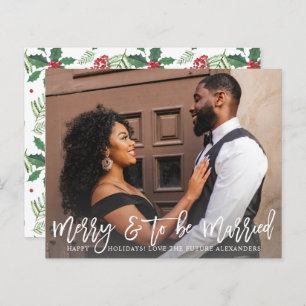 Papier Budget Merry & To Be Married Fiançailles Photo