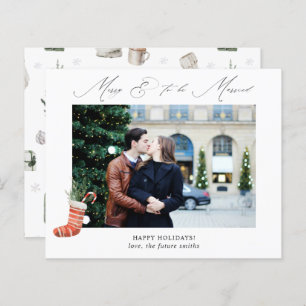 Papier Budget Merry & To Be Marry w Stocking Photo