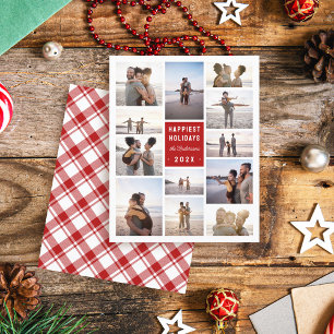 Papier Budget Minimaliste 12 Photo Collage Noël