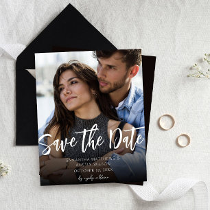 Papier Budget MOD V Photo Bold Enregistrer la date - Plus