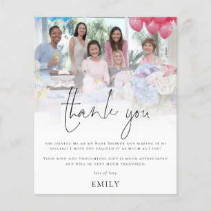 Papier Budget Moderne Photo superposition Baby shower Mer