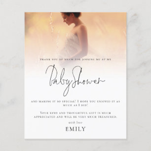 Papier Budget Moderne Photo superposition Baby shower Mer