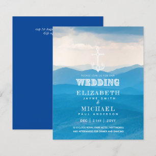 Papier BUDGET Nautique Voile Destination Mariage Invitati