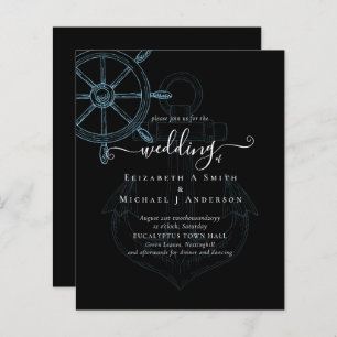 Papier BUDGET Navires nautiques Mariage de roues