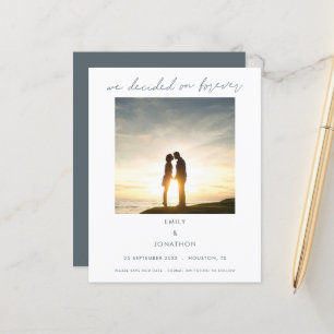 Papier Budget Nous avons décidé sur Forever Photo Enregis