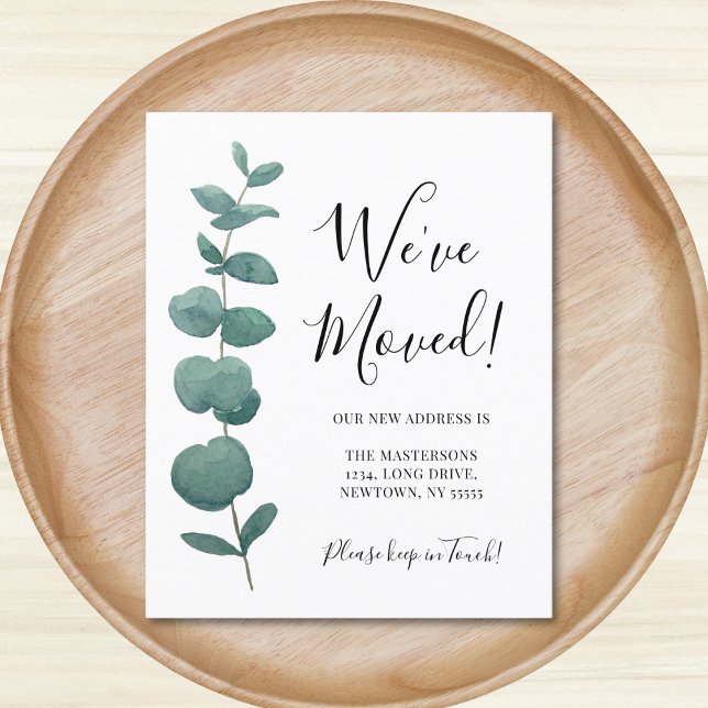 Papier Budget Nous avons déplacé le changement d'adresse  (Créateur téléchargé)