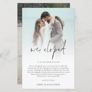Papier Budget Nous Avons Elopé 2 Script Photo Elopement A