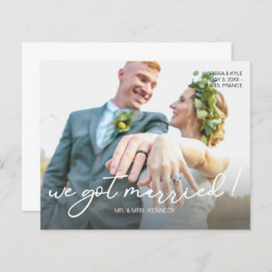 Papier Budget Nous Avons Été Mariés S Mariage Photo Faire