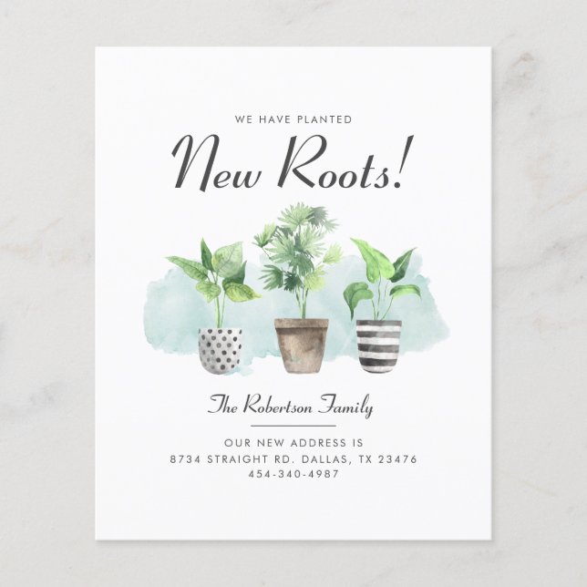 Papier Budget Nous avons planté de nouvelles racines de F (Devant)