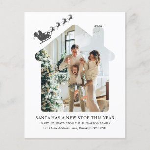Papier BUDGET Nouveau Accueil Photo Black Père Noël Sleig
