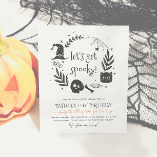 Papier Budget Obtenons Éffrayant Halloween fête d'anniver