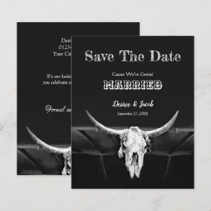 Papier Budget Ouest Noir Et Blanc Enregistrer La Date