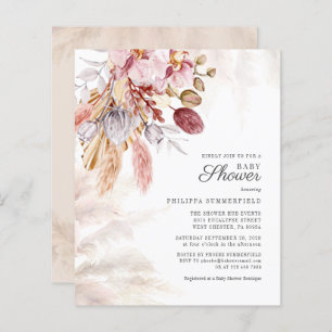 Papier Budget Pampas Fleurs séchées Grass Baby shower fil