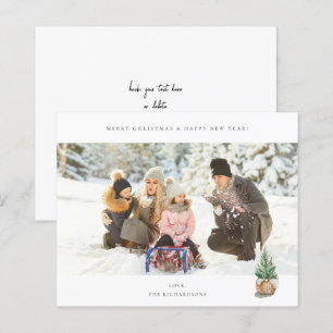 Papier Budget Panoramique Chic H Photo - Arbre d'hiver