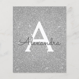 Papier Budget Parties scintillant argent Sweet sixteen an