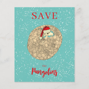 Papier Budget personnalisé de Noël pour Pangolin mignon