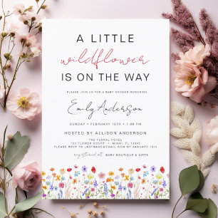 Papier Budget Petit Fleur sauvage sur le chemin Baby show