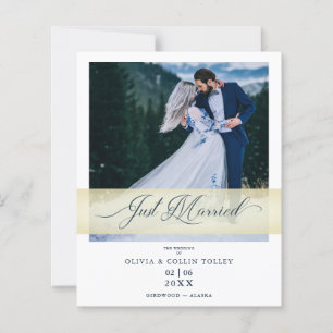 Papier Budget Photo Bon Marché Juste Marié Citation Lettr