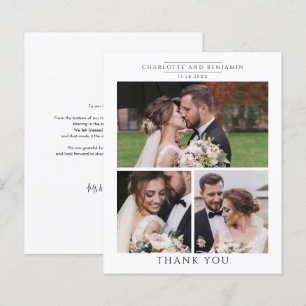 Papier Budget Photo Collage Mariage Merci