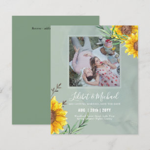 Papier BUDGET Photo Enregistrer la date ou Mariage tourne