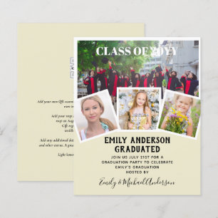 Papier BUDGET Photo GRADUM Invitation Faire-part MerciU